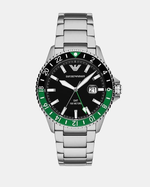 Imagen de Emporio Armani AR11589 GMT Dual reloj de hombre de acero 43 mm en OfertitasTOP