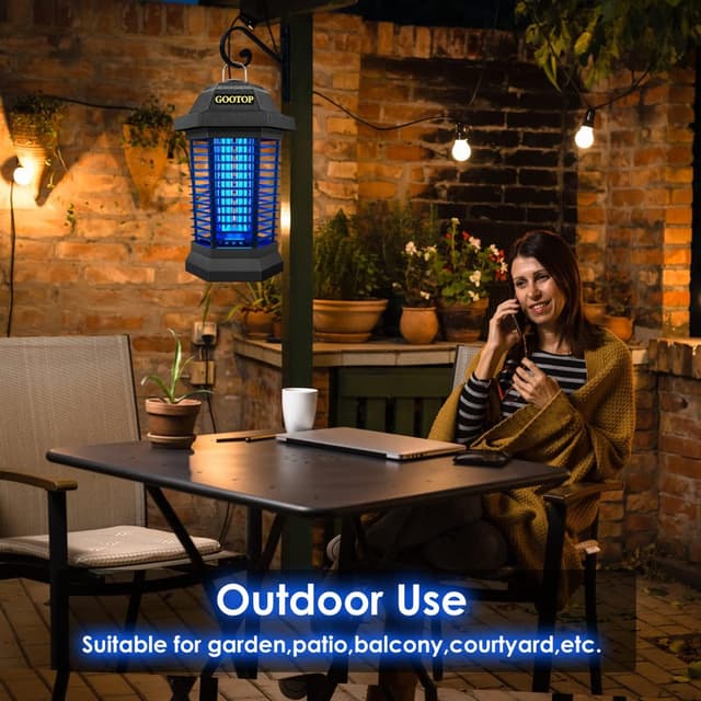 Detalle 1 de GOOTOP Bug Zapper 4200V Electric Fly Zapper