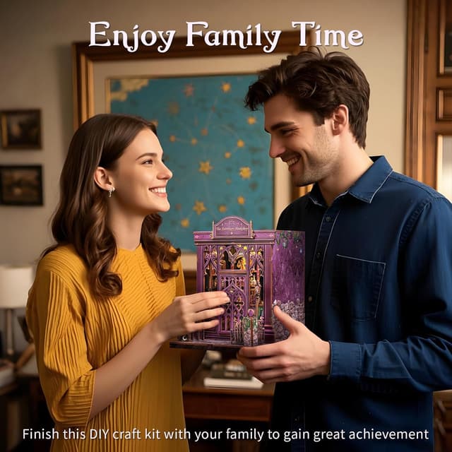 Thumbnail 6 de CUTEBEE Book Nook Kit 196-piece