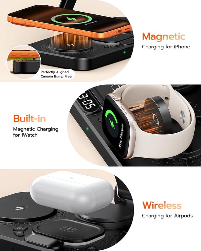Thumbnail 5 de 45W 6 in 1 Charging Station for Apple Devices