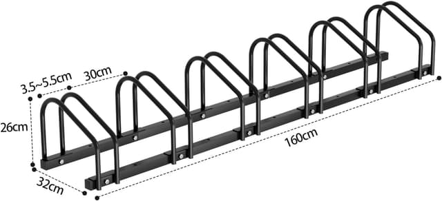 Thumbnail 1 de Joparri Cavalletto da bicicletta per 6 biciclette 35–55 mm