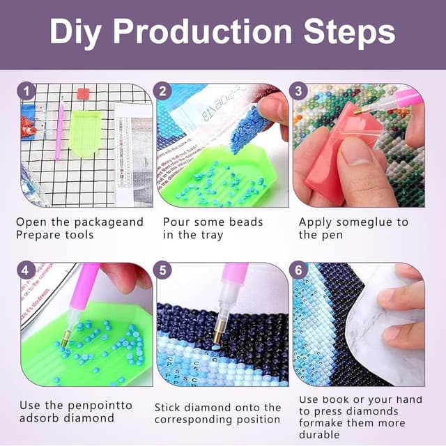 Thumbnail 5 de ARVINKEY 5D Diamond Painting Kit 16x12