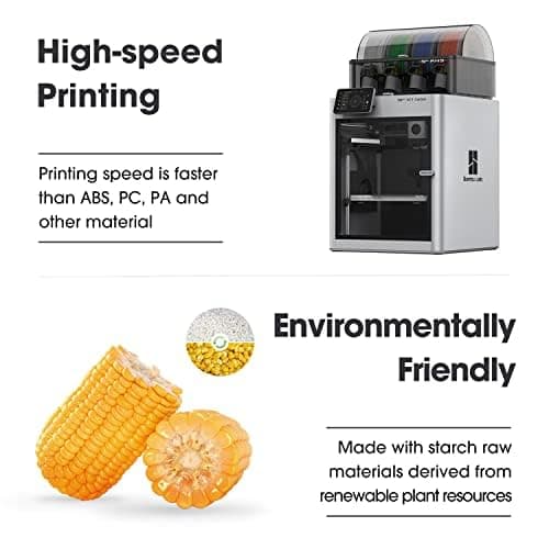 Thumbnail 1 de eSUN PLA Mate 3D Filamento 1.75mm, 2x1kg, Negro y Rojo 🎨