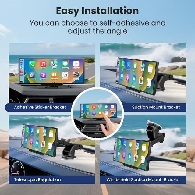 Detalle 2 de 11 Zoll Carplay Display 1600×600