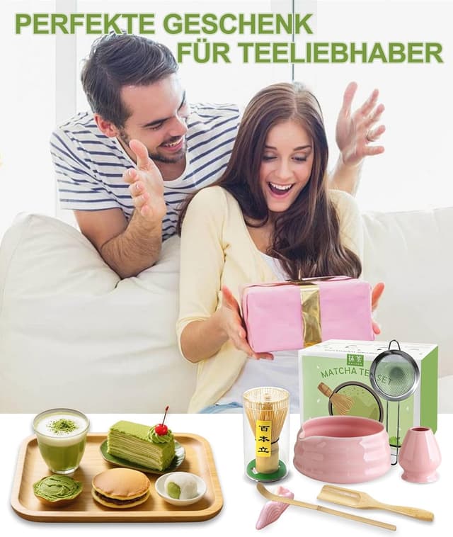 Thumbnail 6 de JBER Matcha Besen Set Rosa 7-teilig