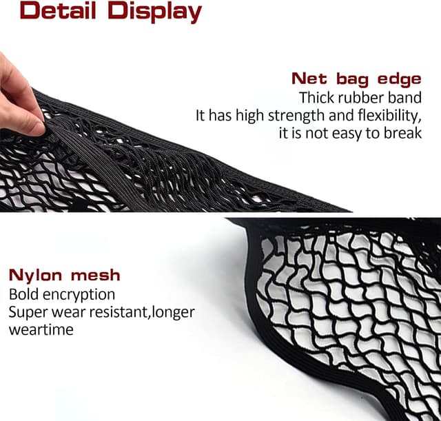 Thumbnail 3 de Car Cargo Net 80 x 60cm Elastic Organizer