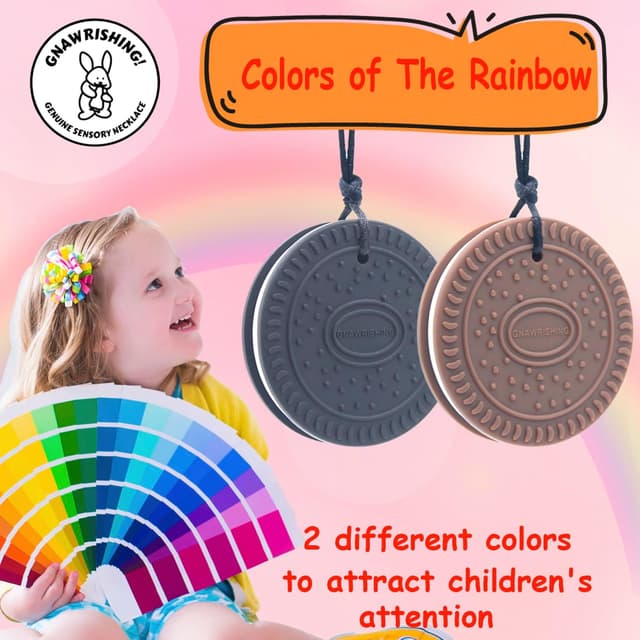 Thumbnail 6 de GNAWRISHING Chew Necklaces for Sensory Kids