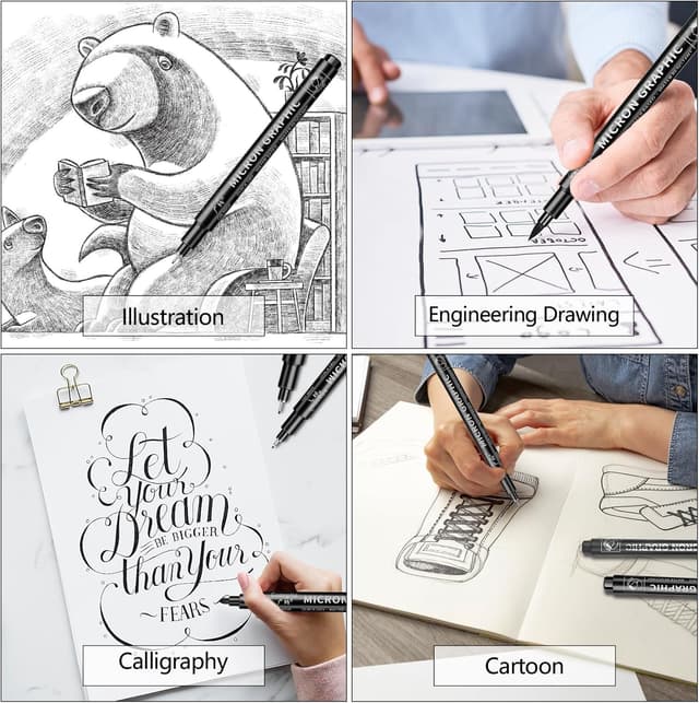 Thumbnail 6 de OFFCUP Bolígrafos de Dibujo 12 piezas