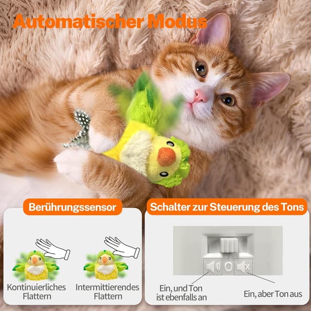 Thumbnail 4 de Toozey Interaktives Katzenspielzeug 16 cm đŸ