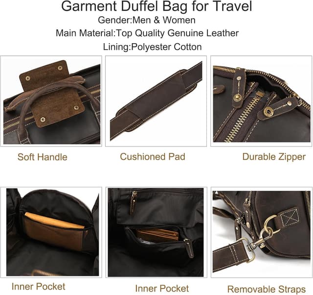 Thumbnail 5 de LUUFAN Leather Garment Bag 45L