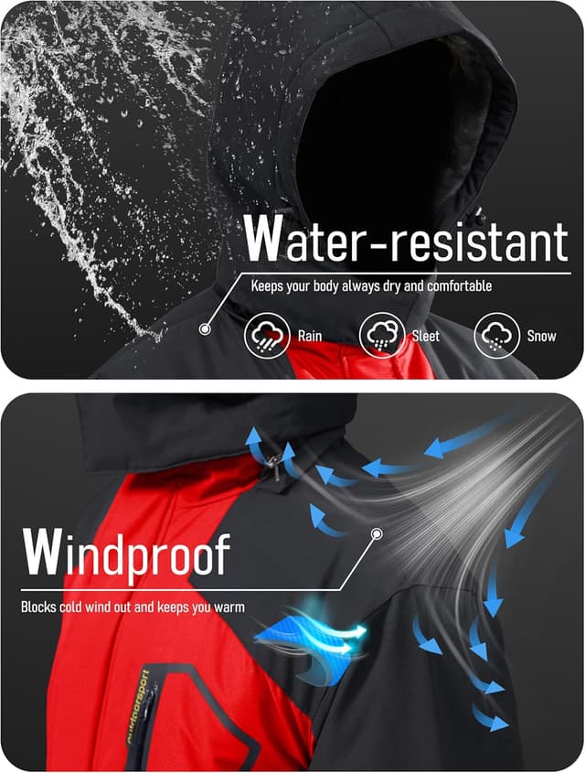 Detalle 2 de MAGCOMSEN Men's Winter Ski Jacket 1