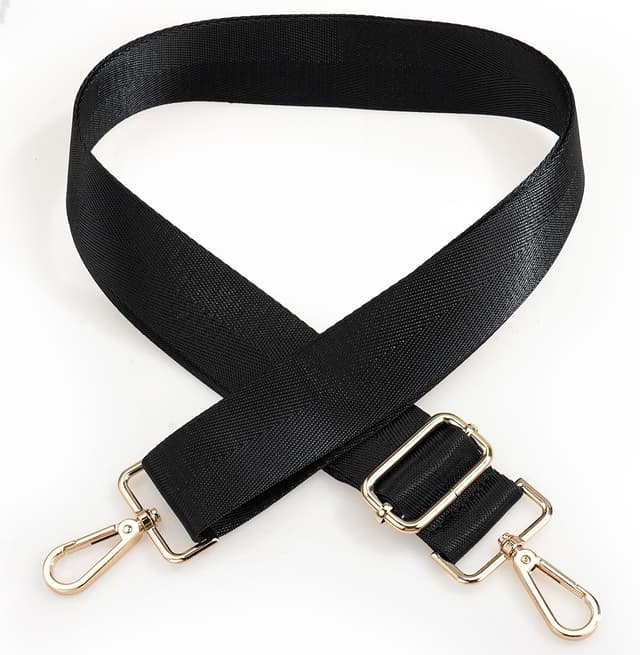 Detalle de MESU Wide Purse Strap Adjustable Replacement Crossbody Shoulder Bag Strap (Gold hardware)