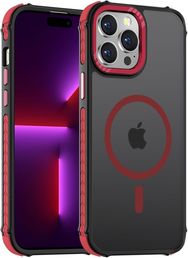 Detalle de DEERLAMN Strong Magnetic Case for iPhone 15 Pro Max