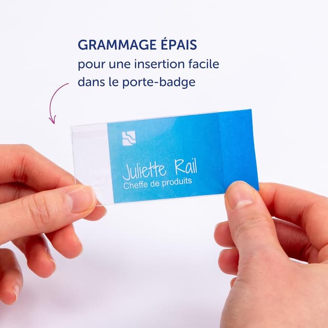 Thumbnail 6 de Inserts badges Avery 75 x 40 mm