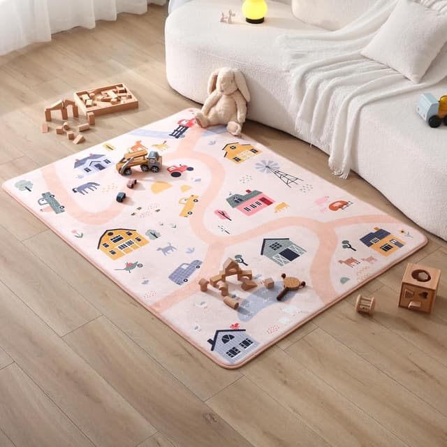 Detalle 2 de Hakuna Matte Wolkenweiche Spielmatte für Babys 160x120x1,5 cm – Memory-Schaum Krabbelmatte