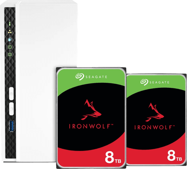 Detalle de QNAP TS‑233 16 TB NAS 💾