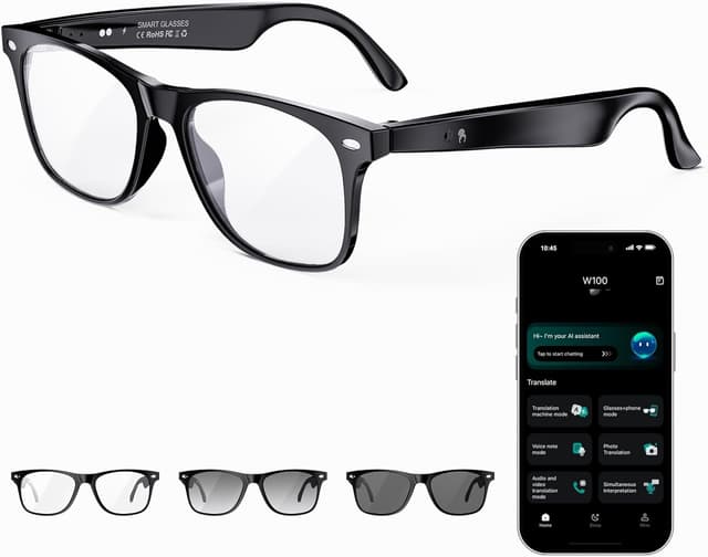 Detalle de ONKELYIM AI smart translation glasses