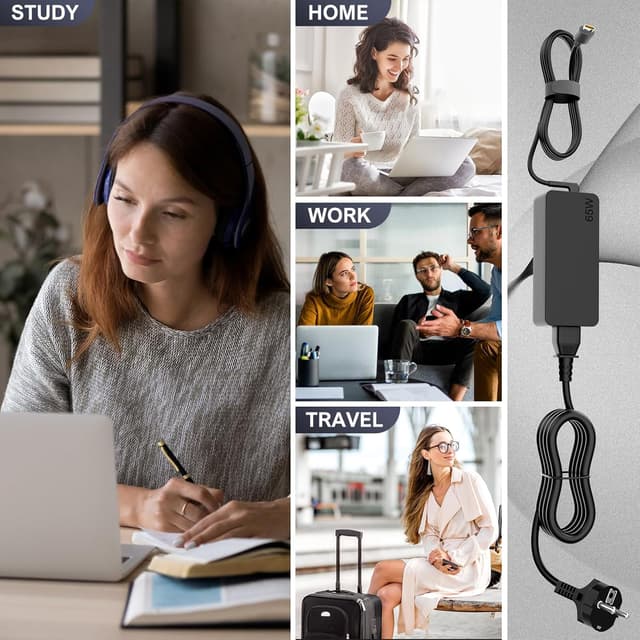 Thumbnail 6 de Lenovo 65W USB-C Laptop Charger for ThinkPad