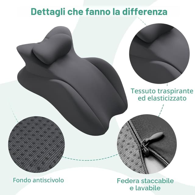 Thumbnail 6 de JOVELL Cuscino a cuneo Memory Foam 58x38 cm