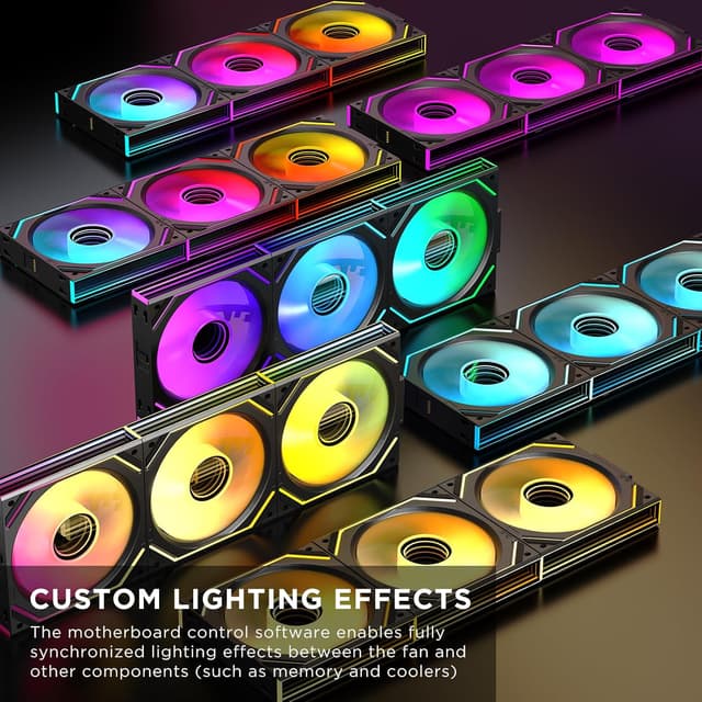 Thumbnail 6 de TZMRIT Interstellar-V2 ARGB 120mm Lüfter