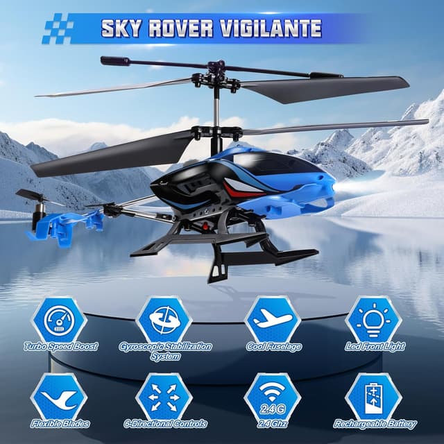 Thumbnail 4 de Elicottero RC 2.4G luci LED