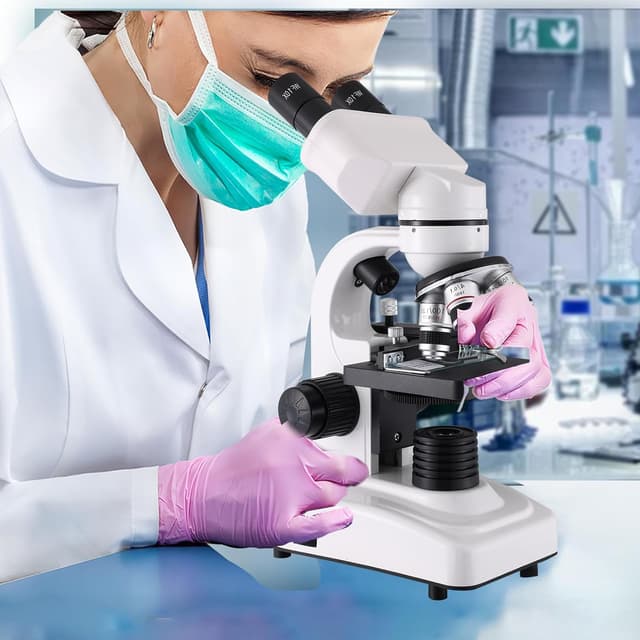 Thumbnail 6 de Compound Microscope 40X–2500X with Dual LED Lighting 🔬