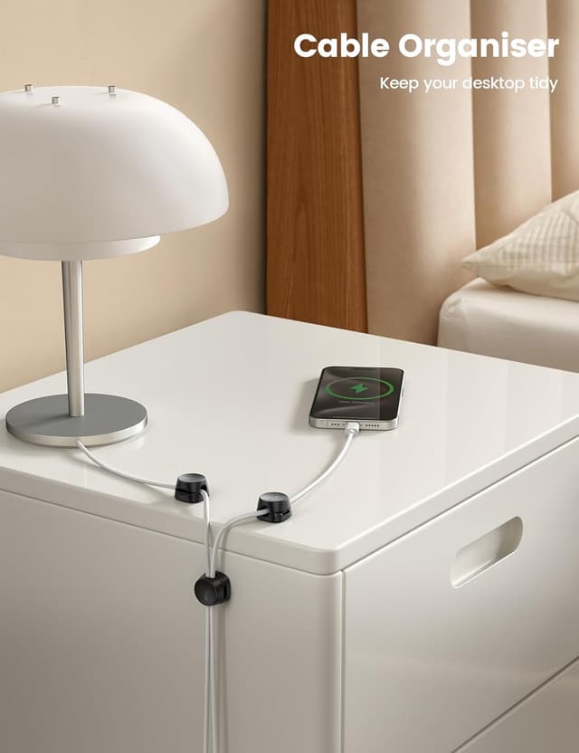 Thumbnail 2 de Lamicall Spring Cable Holder Clips 8mm pack