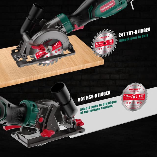 Thumbnail 2 de HYCHIKA Sega Circolare 750W per legno 📐