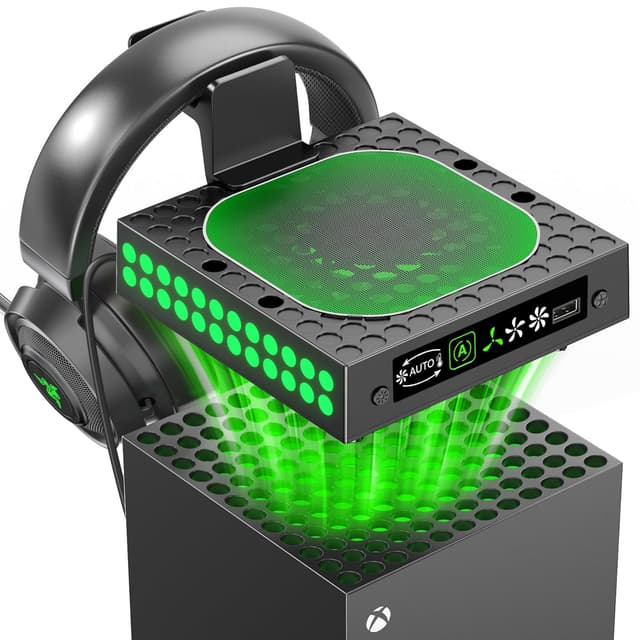 Detalle de Xbox Series X Cooling Fan with 9 RGB Lights