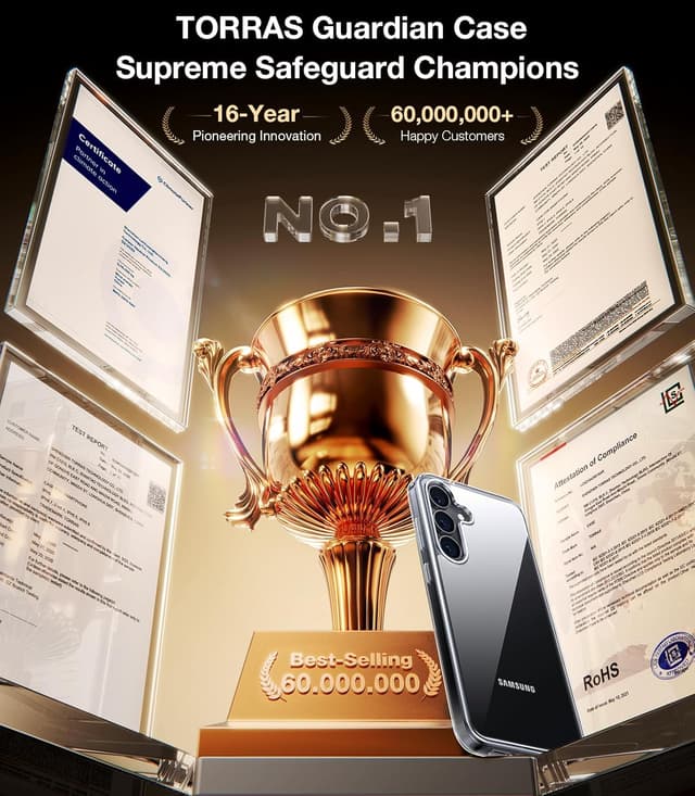 Thumbnail 5 de TORRAS Guardian Shockproof Samsung Galaxy S25 case 12FT 📱