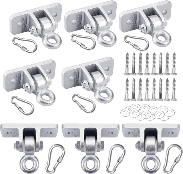Thumbnail 6 de BETOOLL Heavy Duty Swing Hangers (Set of 4) for Porch Swings, Trapeze & Yoga Seats
