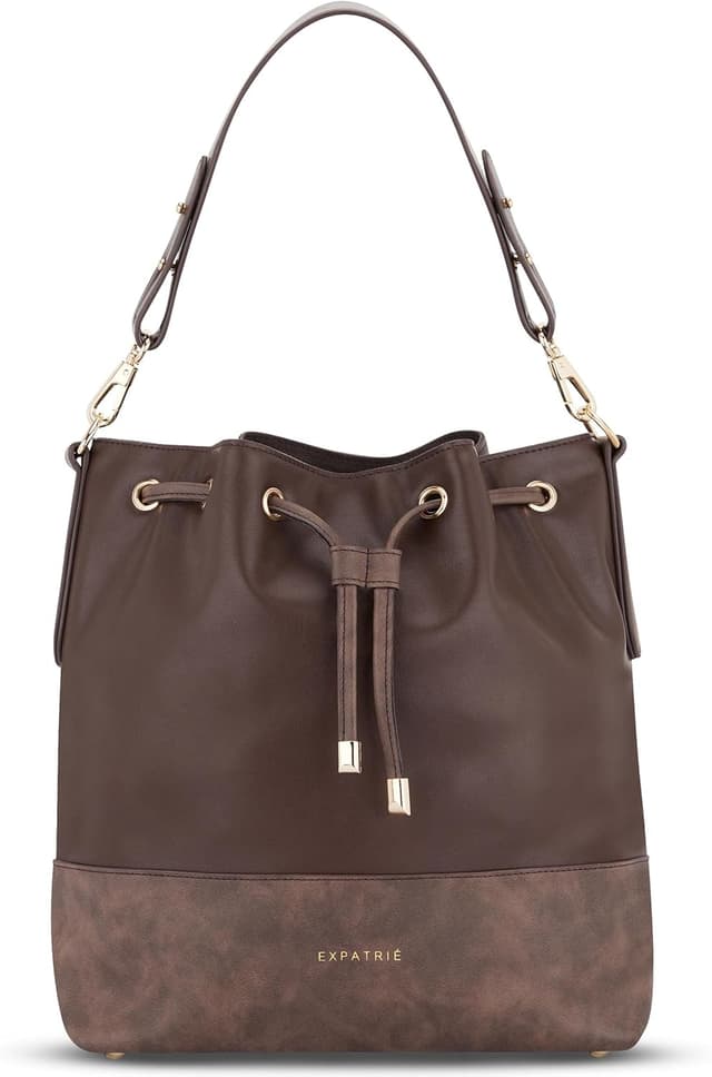 Detalle 2 de Expatrié Sarah Medium, borsa tracolla in pelle sintetica