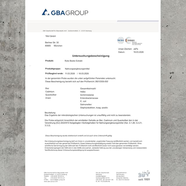 Thumbnail 6 de Rote Beete Extrakt 90 Kapseln hochdosiert