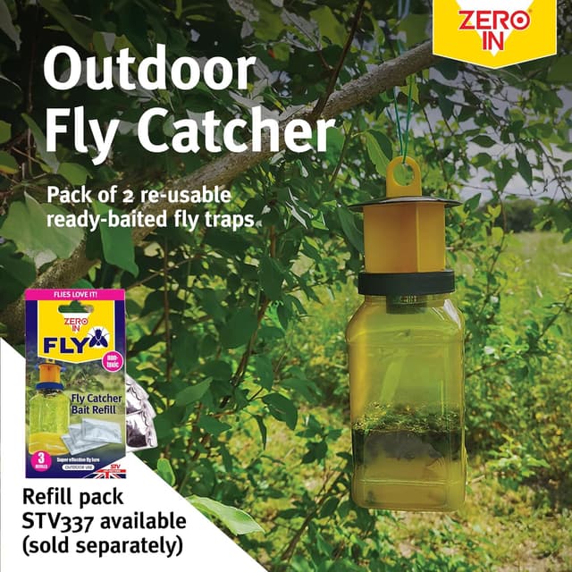 Detalle 2 de Zero In Outdoor Catcher Fly Trap 3-Pack
