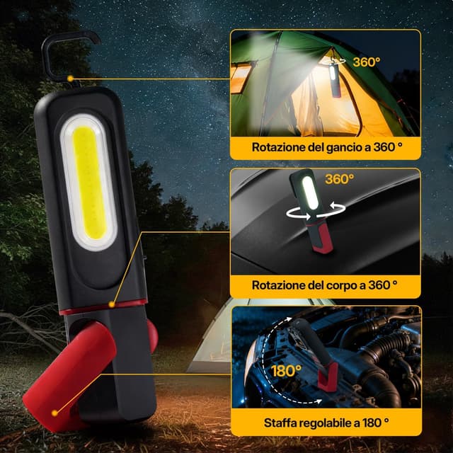 Thumbnail 2 de Tolesum Luce da Lavoro 1200 mAh 🔦