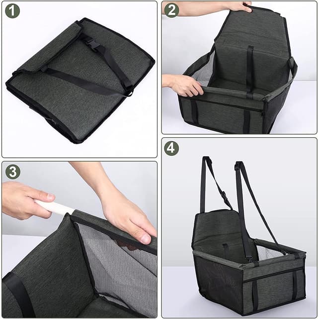 Thumbnail 4 de Pet Car Booster Seat travel carrier for small pets 🐾