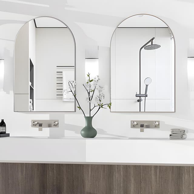 Detalle 1 de CASSILANDO specchio curvo 50 x 75 cm argento