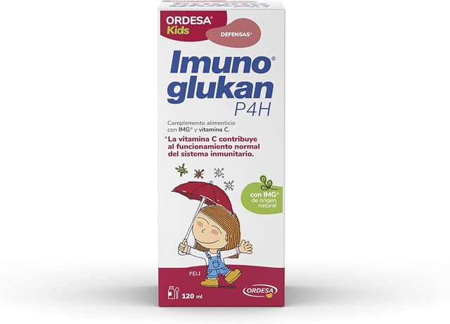 Thumbnail 4 de Imunoglukan P4H Jarabe 250 ml para defensas 👶
