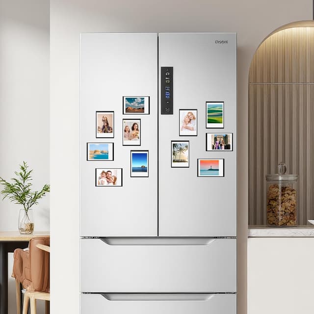 Thumbnail 6 de VINATO Cadre Photo Magnétique Frigo Noir 9,3x6,3 cm