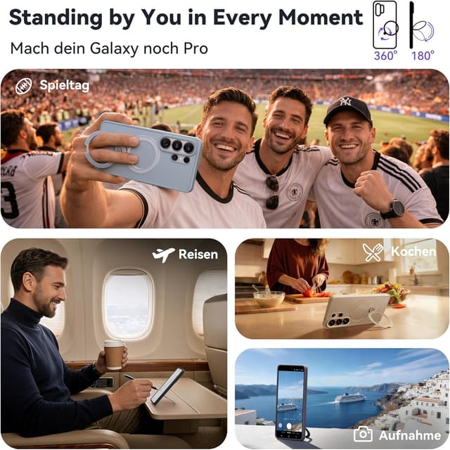 Detalle 2 de CASEKOO S26 Ultra Hülle violett 360° MagSafe