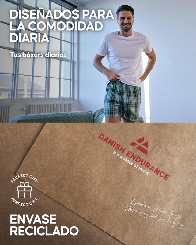 Thumbnail 4 de DANISH ENDURANCE Boxer algodón orgánico 4 y 6 pack