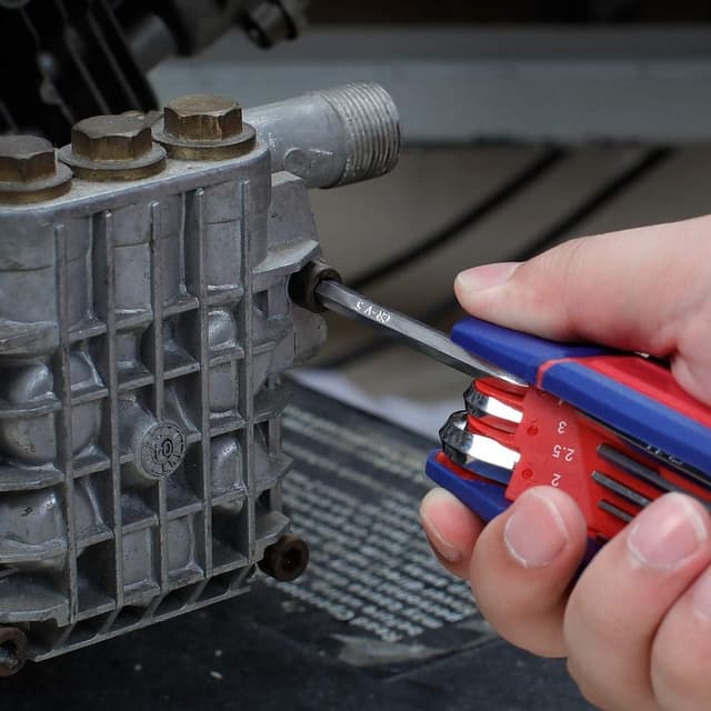 Detalle 2 de WORKPRO set di chiavi esagonali 24 pezzi (metriche e Torx, Cr-V) per bici e piccoli lavori in casa