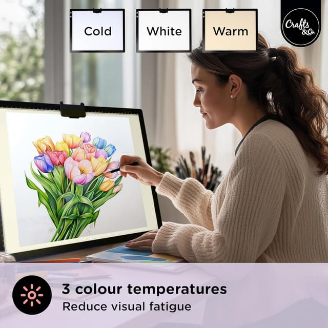 Thumbnail 5 de Crafts&Co Tablette Lumineuse A3 Premium 470×345 mm 🎨