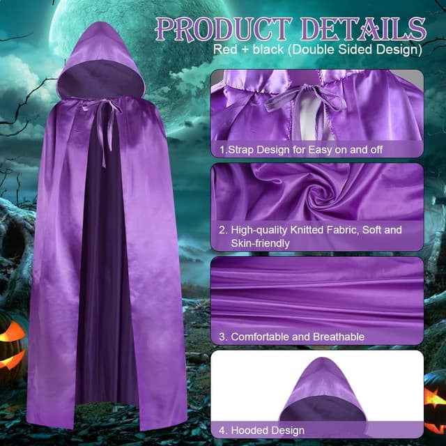 Thumbnail 1 de Aomig Mantello Halloween 100 cm 🎭