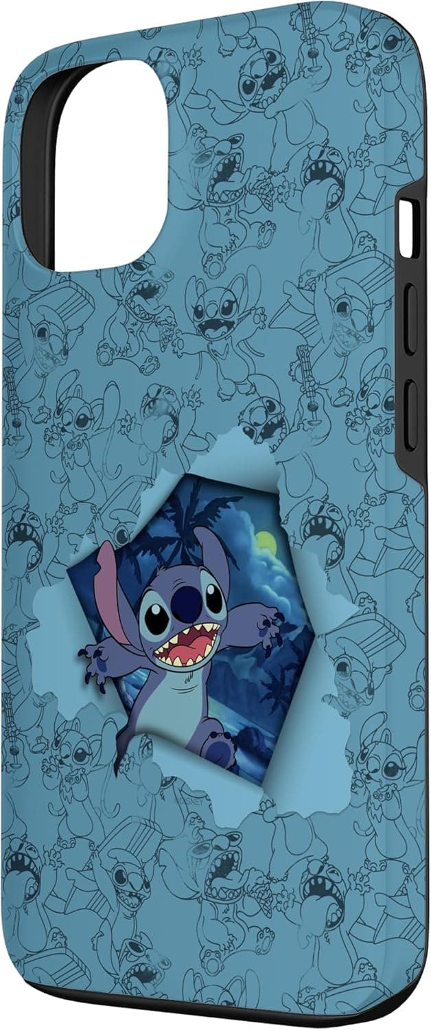 Detalle 2 de Coque iPhone 13 Lilo & Stitch Tropical Breakout