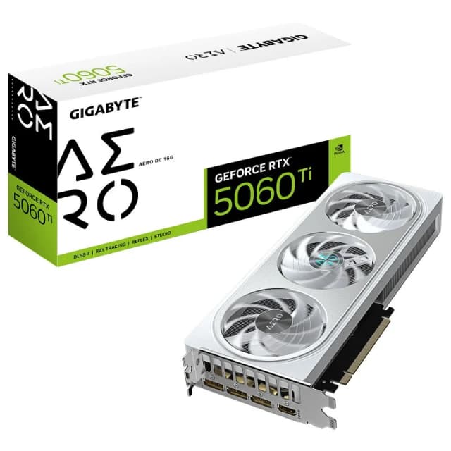 Imagen de Gigabyte GeForce RTX 5060 Ti AERO OC 16GB GDDR7 en OfertitasTOP