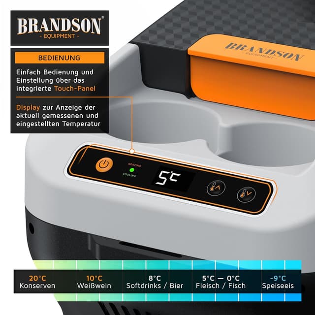 Detalle 2 de Brandson Kühlbox elektrisch 10 l für 230 V
