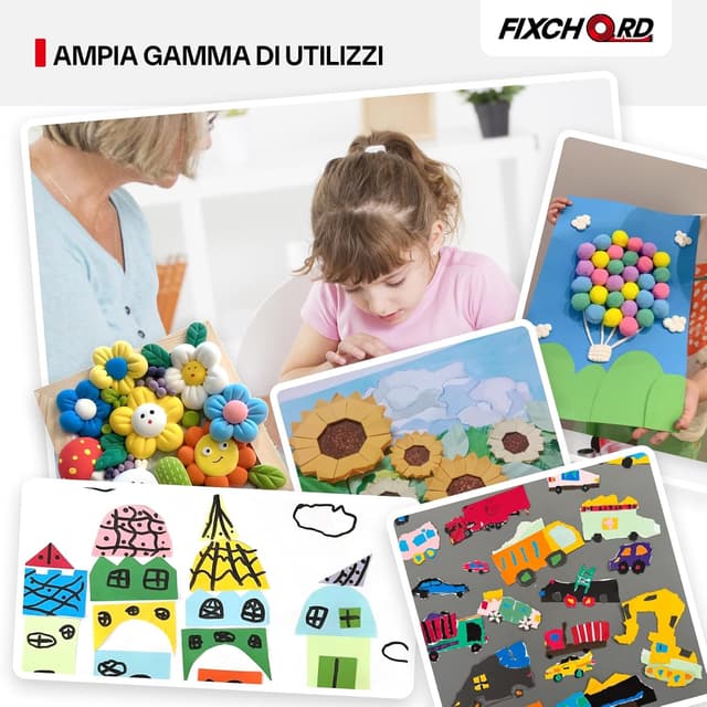 Thumbnail 6 de FIXCHORD punti di colla biadesivi per palloncini, 600 pezzi double face removibili