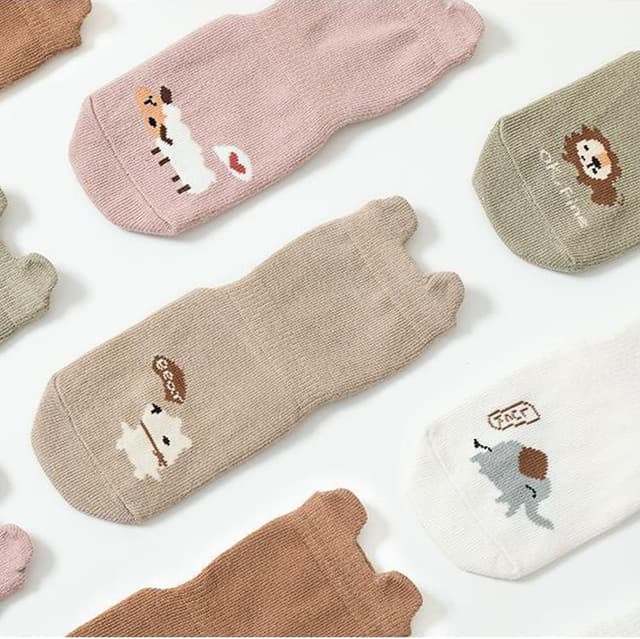 Detalle de Exemaba grip socks, 5 pairs for toddlers