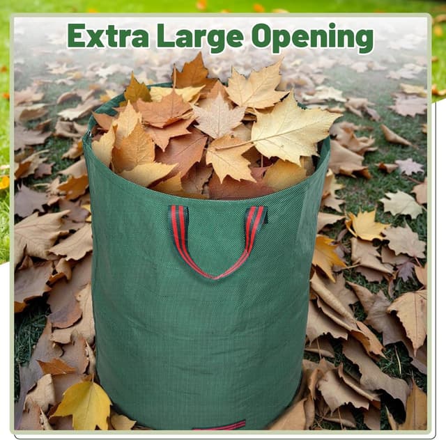 Thumbnail 3 de 500L Garden Bag 2-Pack with Handles